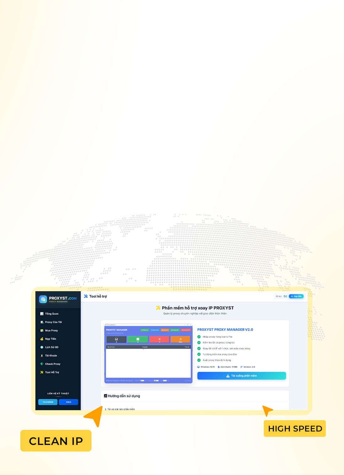 Thuê, Mua Proxy Giá Rẻ, Chính Hãng, Tốc Độ Cao - ProxyST banner proxy mobile